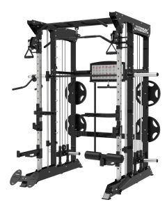 Titanium Strength Black Series B100 Smith Machine, Multipower, Rack + Polias